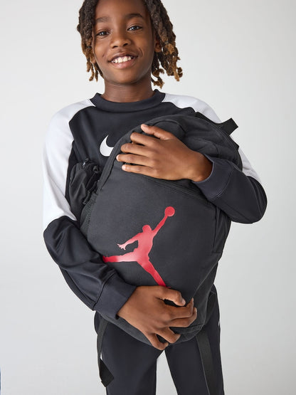 Jordan Black Jan Air School Backpack and Pencil Case - Size One