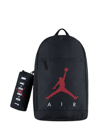 Jordan Black Jan Air School Backpack and Pencil Case - Size One