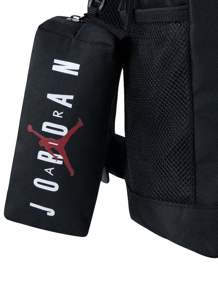Jordan Black Jan Air School Backpack and Pencil Case - Size One