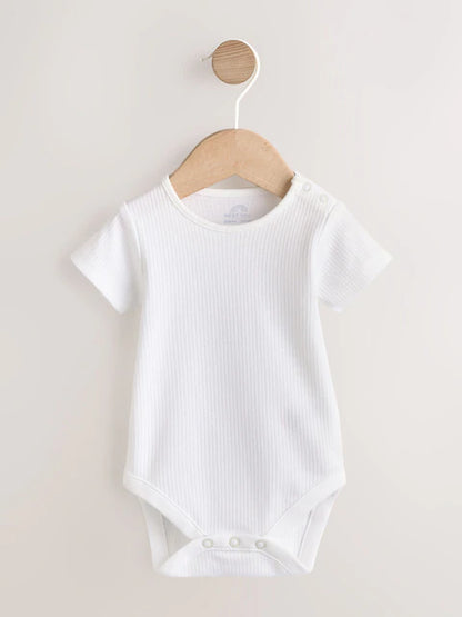 Blue Floral Baby Jersey Dungarees and Bodysuits Set 2 Piece (0mths-3yrs)