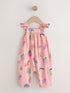 Pink Ice Cream Baby Long Leg Jersey Romper (0mths-3yrs) - Pink Ice Cream / 12-18 Months (80-86cm)