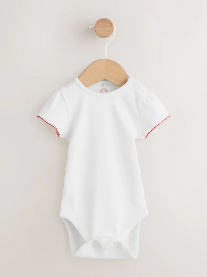 Red Gingham Printed Baby Dungarees and Bodysuits Set 2 Piece (0mths-2yrs)