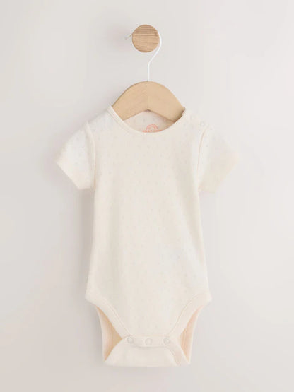 Orange Floral Baby Dungarees and Bodysuits Set 2 Piece (0mths-2yrs)