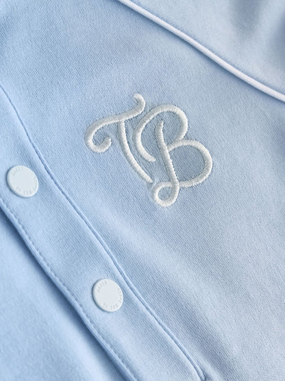 Baker by Ted Baker Blue/Stone Varsity Rompers 2 Pack - Size Newborn