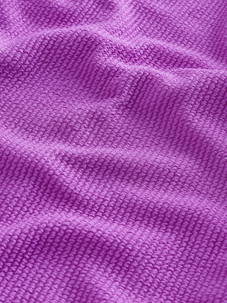 Purple Crinkle Swimsuit (3-16yrs) - Size 3 Years (98cm)