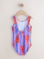 Purple Stripe Lobster Scoop Neck Swimsuit (3mths-16yrs) - Size 3-6 Months (62-68cm)