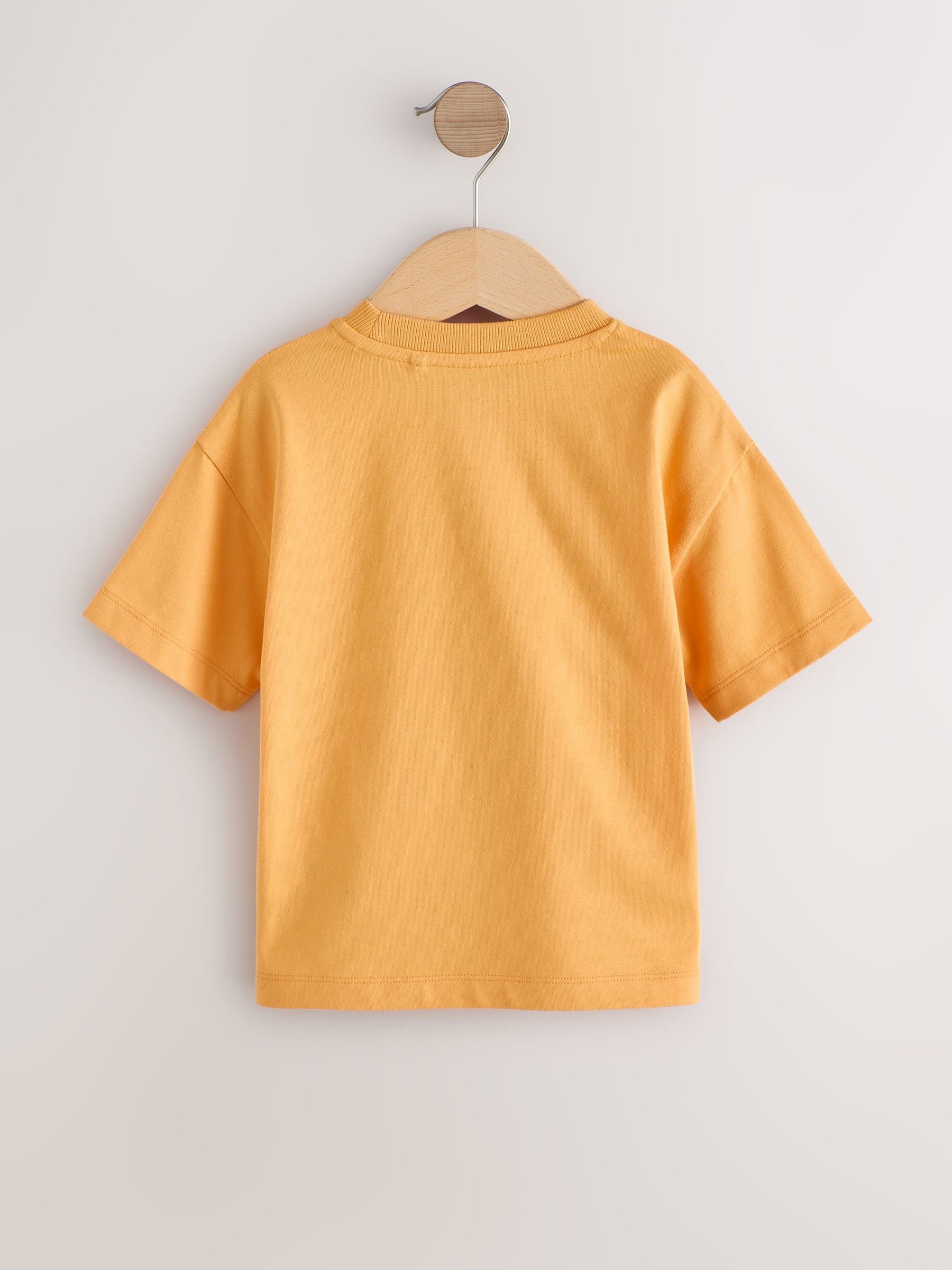 Orange Slogan Short Sleeve Small Graphic T-Shirt (3mths-8yrs) - Size 3-6 Months (62-68cm)