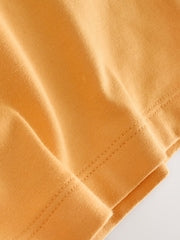 Orange Slogan Short Sleeve Small Graphic T-Shirt (3mths-8yrs) - Size 3-6 Months (62-68cm)