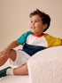 Navy/Blue/Yellow Short Sleeve Colourblock T-Shirt (3mths-7yrs) (3mths-7yrs) - Navy/Blue/Yellow / 12-18 Months (80-86cm)