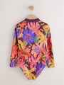 Orange Tropical Sunsafe Suit (3-16yrs) - Size 3 Years (98cm)