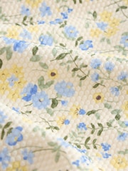 Yellow Ditsy Floral Frill Swimsuit (3mths-7yrs) - Size 3-6 Months (62-68cm)