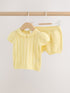 Yellow Baby Knitted Top and Shorts Set 2 Piece (0mths-2yrs) - Yellow / 12-18 Months (80-86cm)