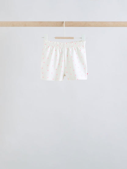 Pink Slogan Short Sleeve Top and Shorts Baby Set 6 Piece (0mths-2yrs) - Size Up to 1 Month (56cm)