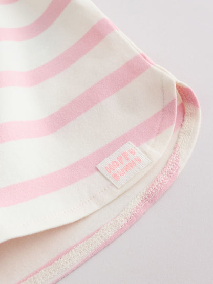 Grey and Pink Short Sleeve Top and Leggings Baby Set 6 Piece (0mths-3yrs)