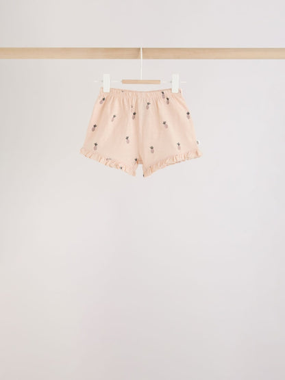 Monochrome Flower Short Sleeve Top and Shorts Baby Set 6 Piece (0mths-2yrs) - Size Up to 1 Month (56cm)