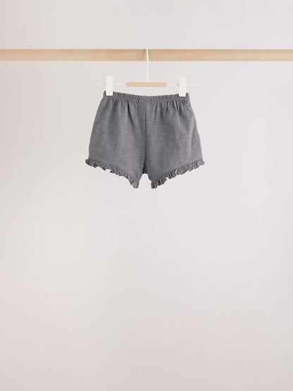 Monochrome Flower Short Sleeve Top and Shorts Baby Set 6 Piece (0mths-2yrs) - Size Up to 1 Month (56cm)