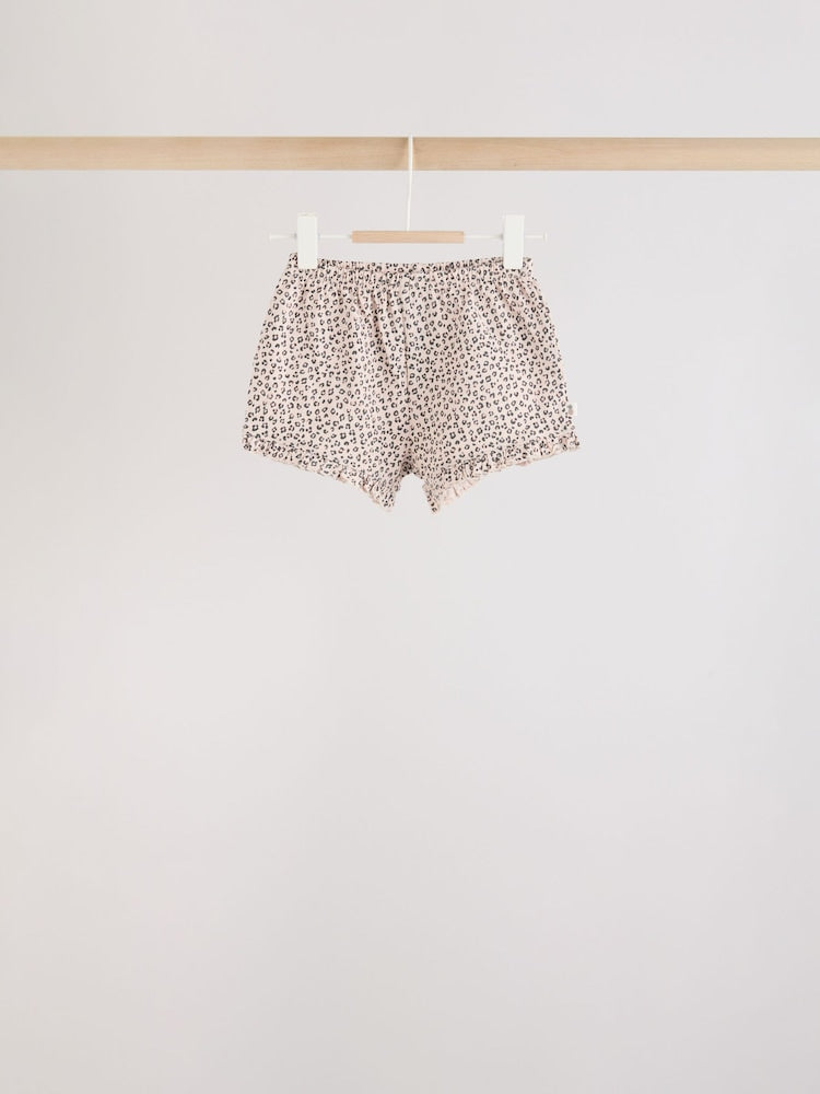 Monochrome Flower Short Sleeve Top and Shorts Baby Set 6 Piece (0mths-2yrs) - Size Up to 1 Month (56cm)