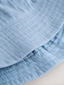 Blue and Beige Baby Bucket Hats 2 Pack - Size 50cm (First Size)