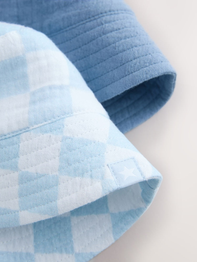Blue Bucket Hats 2 Pack