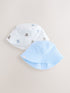 Blue and Bear Embroidered Bucket Hats 2 Pack - Size 50cm (First Size) - Default 1