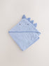 Blue Dinosaur Hooded Baby Towel - Size One - Blue Dinosaur