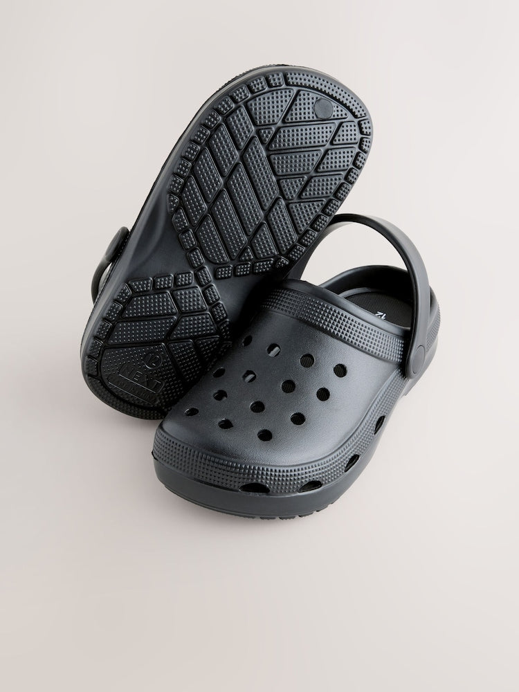 Black Comfort Clogs