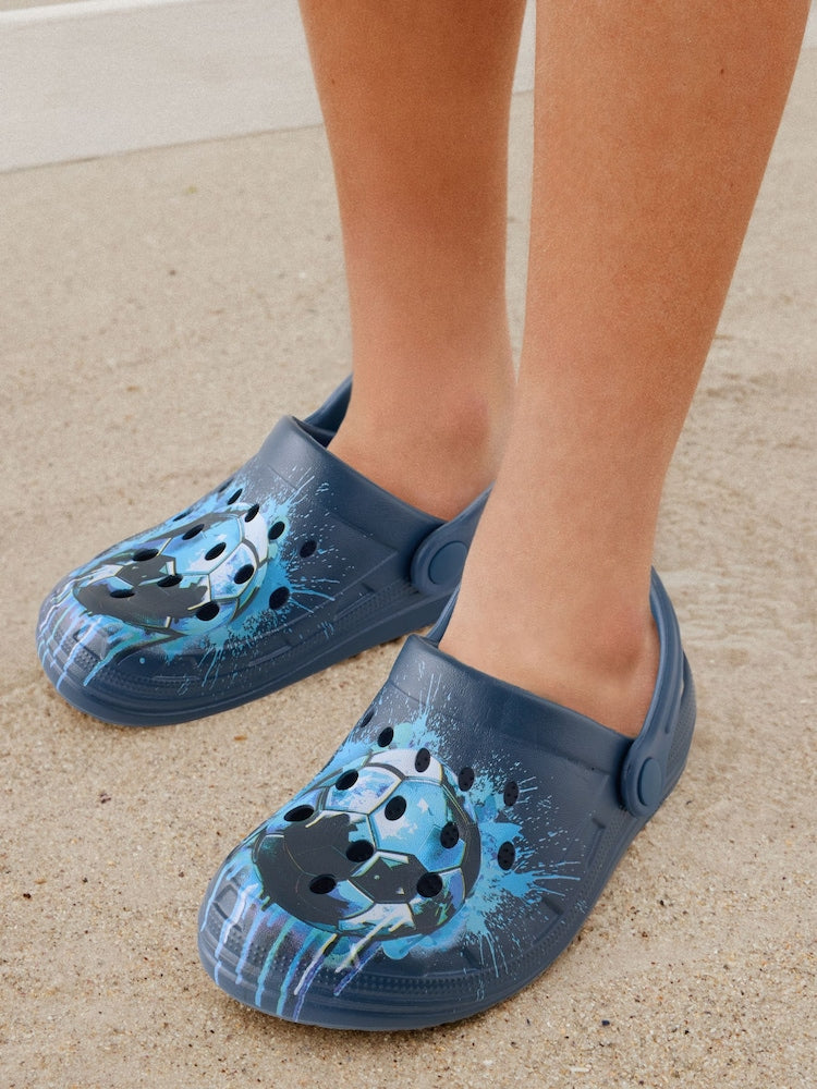 Blue Football Clogs - EU 30.5 (UK 12)
