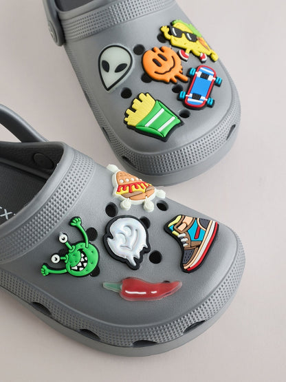 Grey Random Comfort Clogs