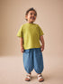 Mid Blue Denim Cuffed Pullon Trousers (3mths-7yrs) - Mid Blue Denim Cuffed Pullon / 12-18 Months (80-86cm)