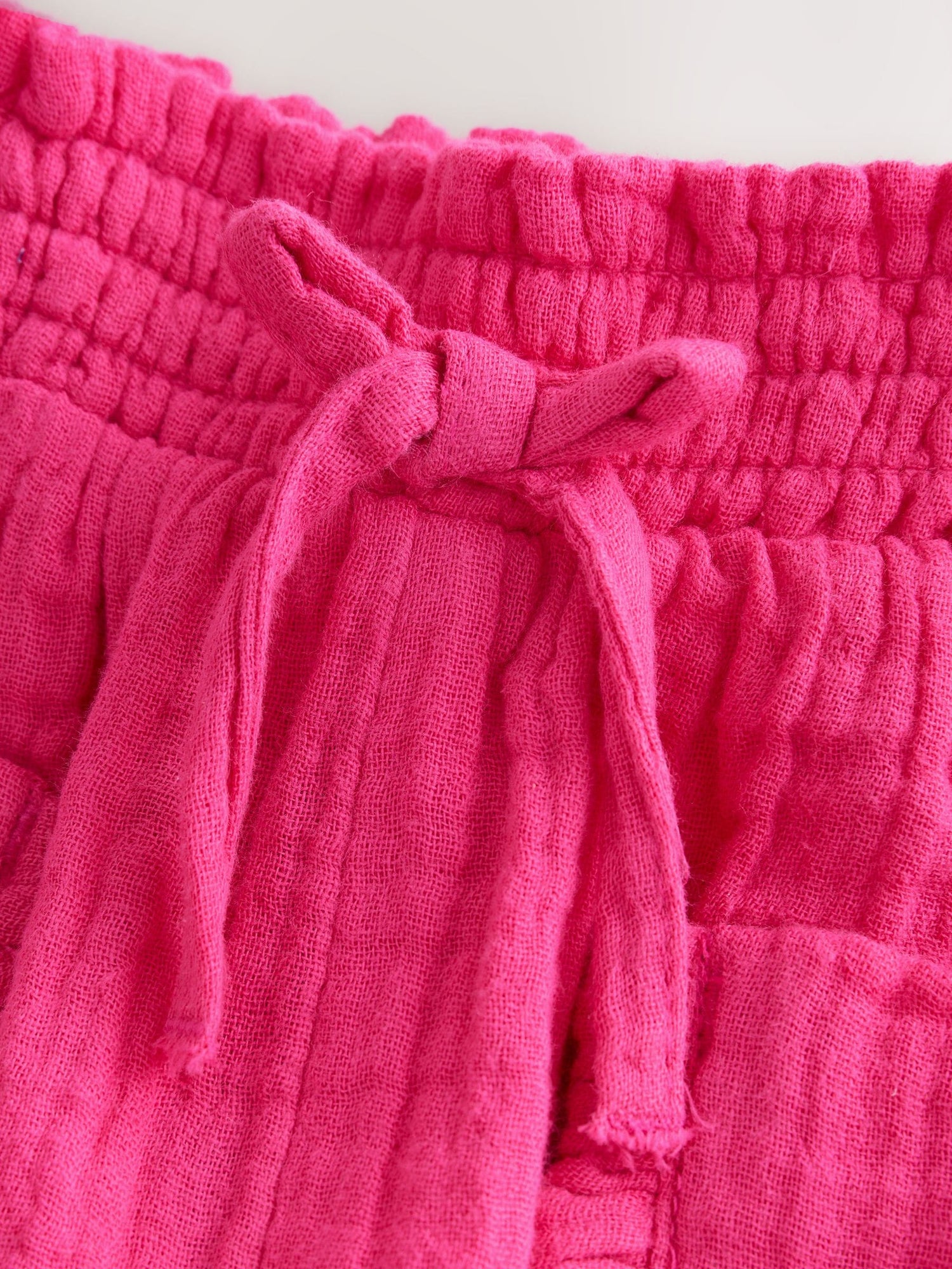 Bright Pink Pull On Trousers (3mths-7yrs) - Size 3-6 Months (62-68cm)
