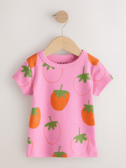 Bright Fruit Short Sleeve T-Shirts 5 Pack (3mths-7yrs)