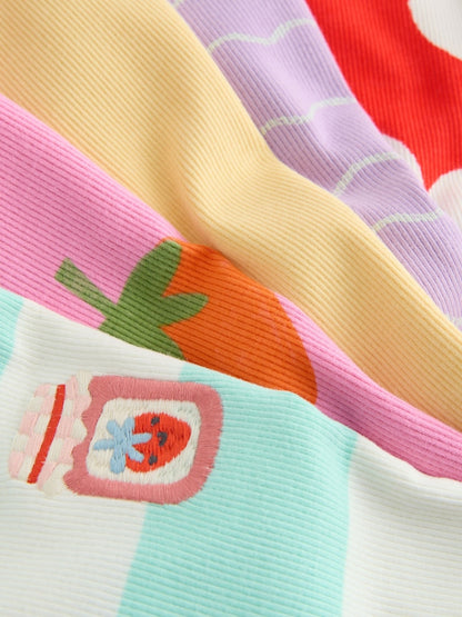 Bright Fruit Short Sleeve T-Shirts 5 Pack (3mths-7yrs)