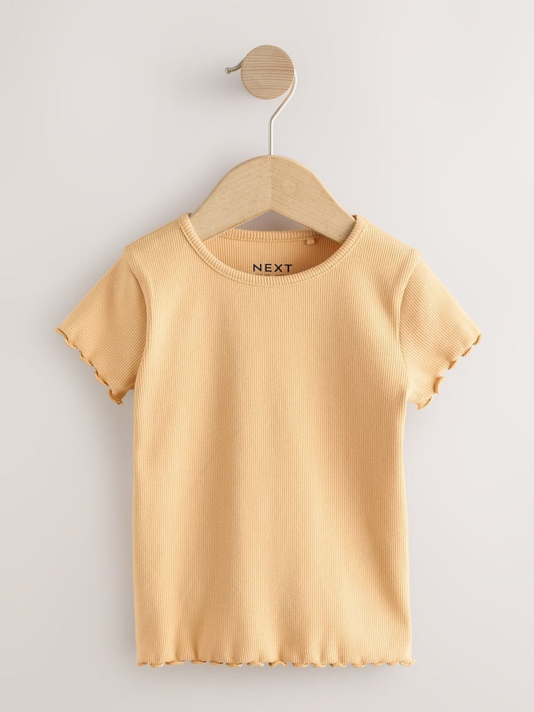 Neutral Short Sleeve T-Shirts 5 Pack (3mths-7yrs)