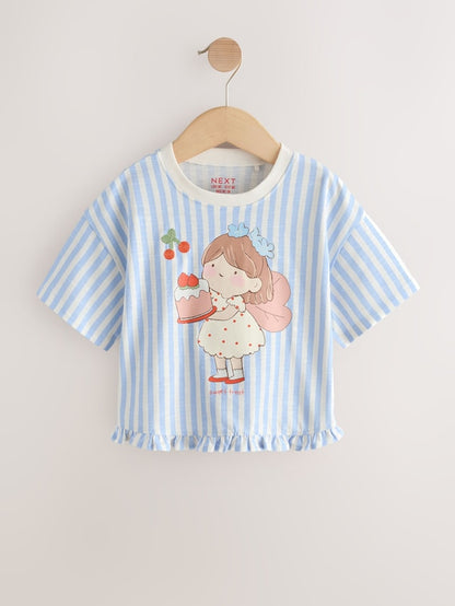 Patchwork Strawberry T-Shirts 4 Pack (3mths-7yrs) - Size 3-6 Months (62-68cm)