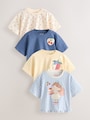 Patchwork Strawberry T-Shirts 4 Pack (3mths-7yrs) - Size 3-6 Months (62-68cm)