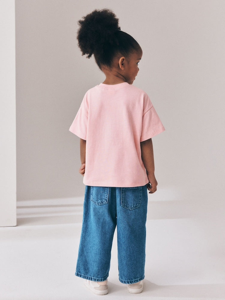 Pink Smile Slogan T-Shirt (3mths-7yrs)