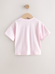 Pink Bunny Short Sleeve T-Shirt (3mths-7yrs) - Size 3-6 Months (62-68cm)