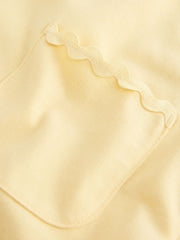 Yellow Short Sleeve Ric Rac Trim T-Shirt (3mths-7yrs) - Size 3-6 Months (62-68cm)