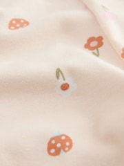 Pale Pink Butterfly Crop Leggings (3mths-7yrs) - Size 3-6 Months (62-68cm)