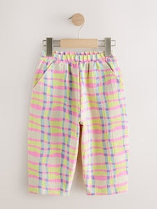 Orange Safari Wide Leg Trousers (3mths-7yrs) - Size 3-6 Months (62-68cm)