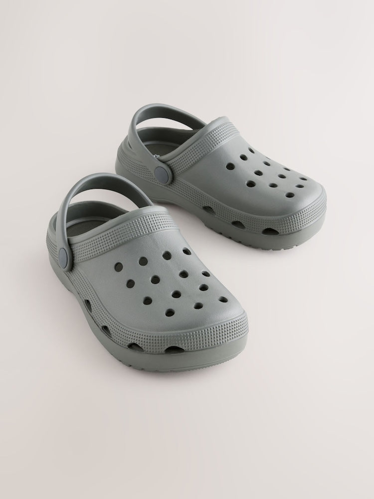Grey Comfort Clogs - Grey / EU 30.5 (UK 12)