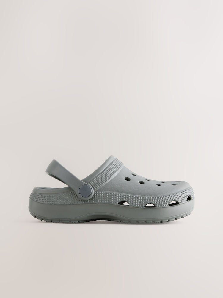 Grey Comfort Clogs