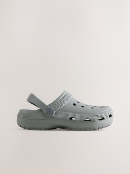 Grey Comfort Clogs