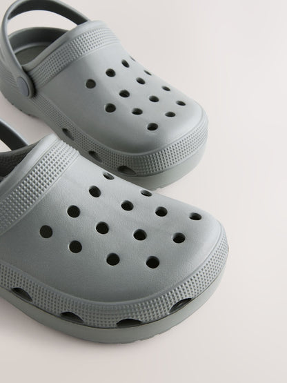Grey Comfort Clogs