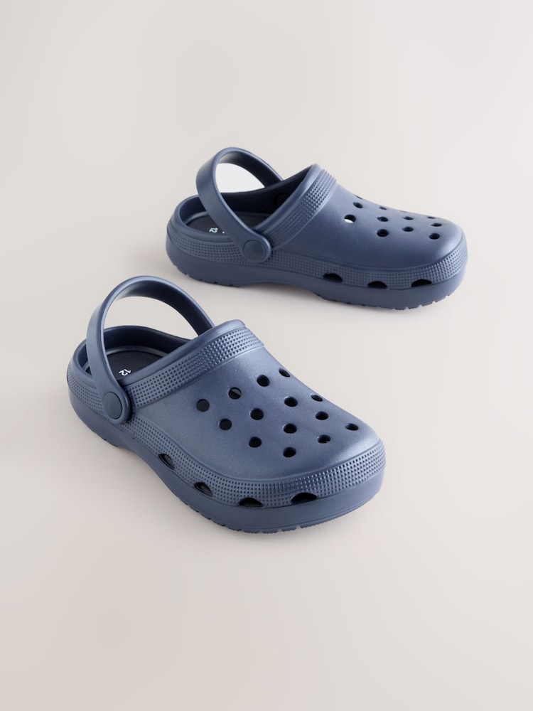 Navy Comfort Clogs - Navy / EU 30.5 (UK 12)