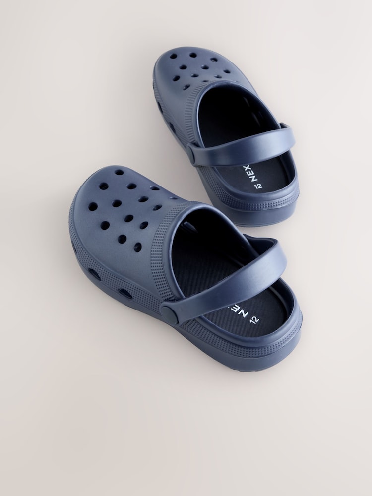 Navy Comfort Clogs