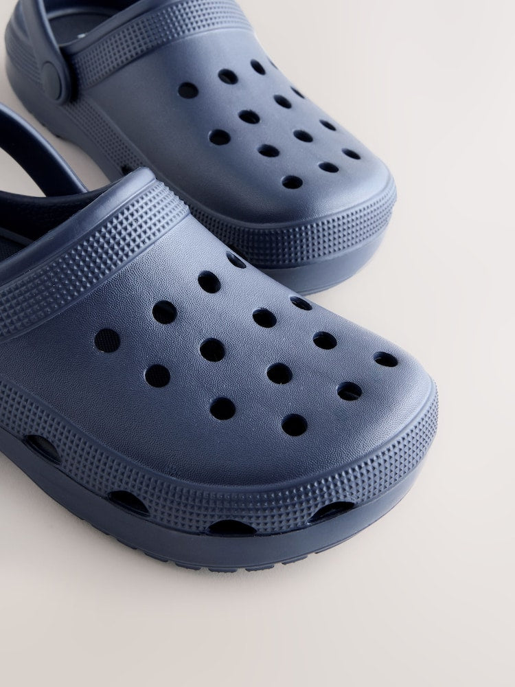 Navy Comfort Clogs