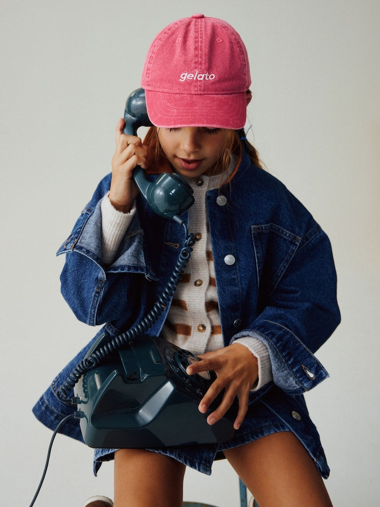 Red Gelato Baseball Cap (1-16yrs) - Red Gelato / 11-13 Years (146-158cm)