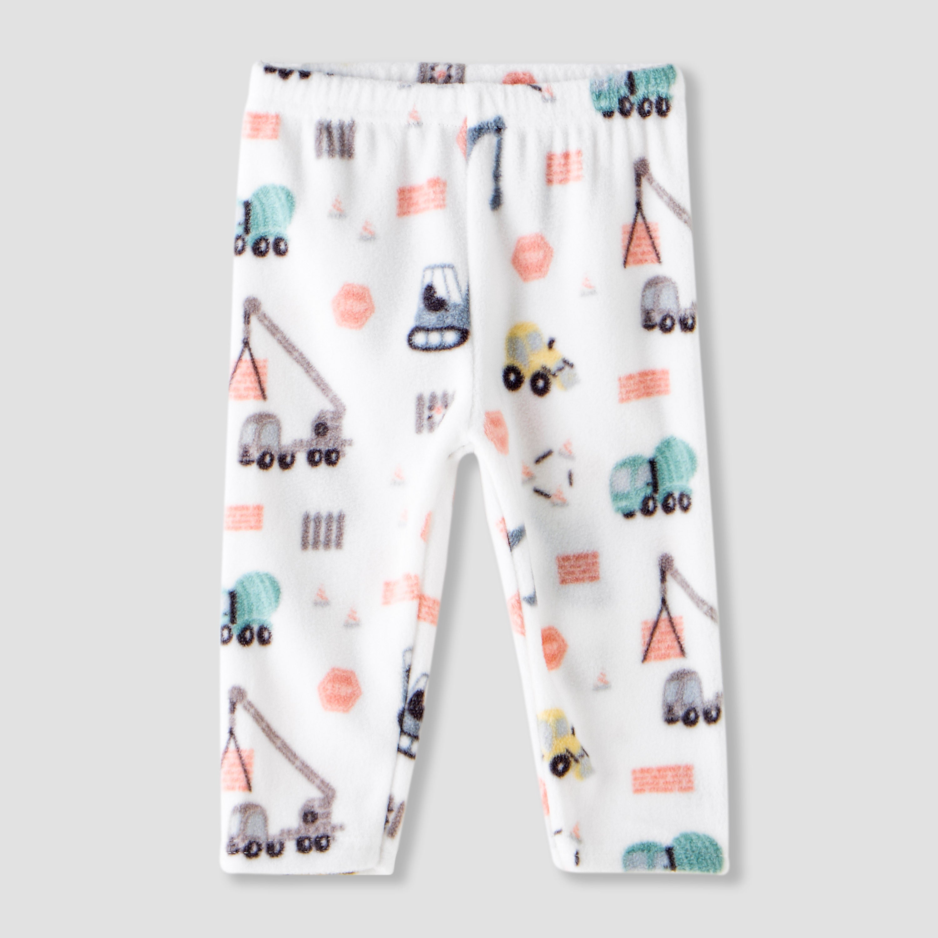 Juniors Pyjama Set with Construction Print - Long Sleeves - Round Neck