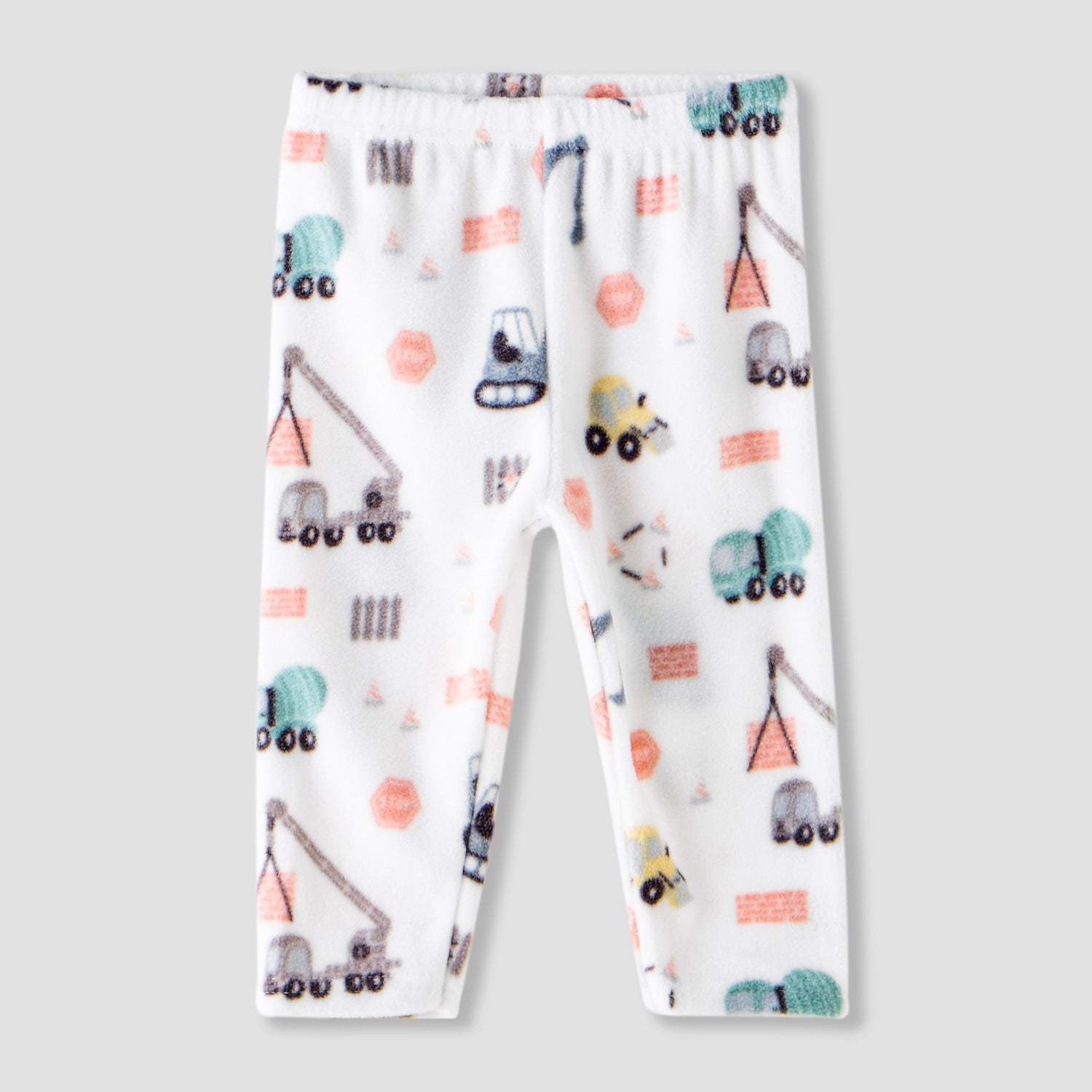 Juniors Pyjama Set with Construction Print - Long Sleeves - Round Neck